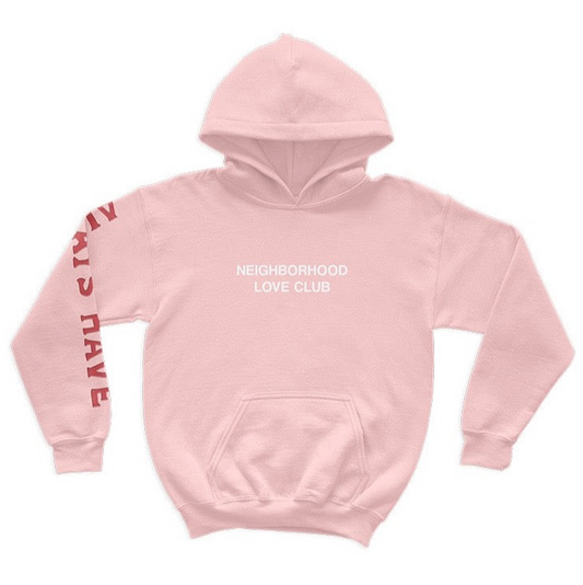 always will hoodie (blush) — twin flame collection